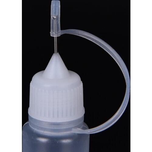 1 PCS 10ml Empty Plastic Needle Bottle Ego Travel Dropper Juice Eye Liquid Container solvents light oils eye drops saline