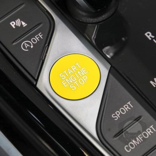 80% HOT SALES！！！Button Sticker Waterproof High Stickiness ABS One-click Start Button Sticker for 3-Series G20 330i