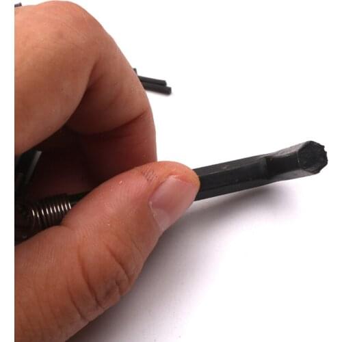 8x L Shape Hexagon Key Ring Wrench Set w/ Keychain Wrench Guitar Repair Tool