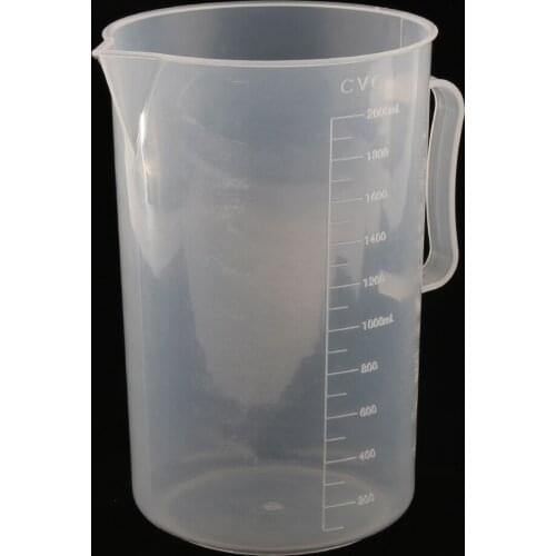 Acrylic Measuring Cup Large Drink Liquid Kitchen Lab Container With Handle