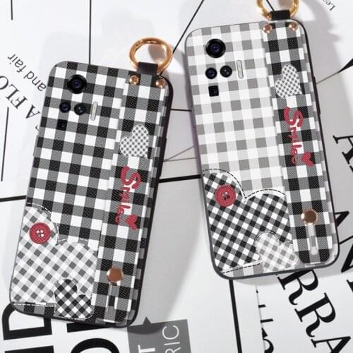 Couple Love Wristband Strap Case For Vivo X21 UD X21i X27 X30 X50 Pro Plus X60 Back Cover Coque For Vivo Nex S 3 5G