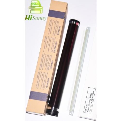 2set TK130 compatible cylinder for Kyocera FS1300D 1300DN 1350DN 1028MFP 1128MFP 1128 1350 1028 OPC drum and cleaning blade