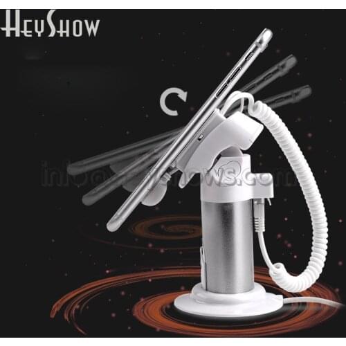 IPhone Security Display Stand Alarm Cellphone Anti Theft Holder Smart Phone Burglar Alarm Charging For Apple,Andriod,Type C