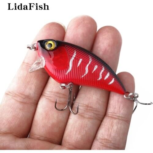 GLS New 1Pcs Bionic 6.6g 5.5cm Vibration VIB Fishing Lure with Sharp High Carbon Hook Japanese Plastic Artificial Crank Bait