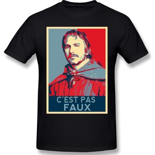 Kaamelott C'est Pas Faux T Shirt Camisetas Plus Size O-neck Cotton Custom Short Sleeve Tshirt