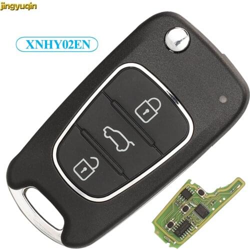 Jingyuqin XNHY02EN VVDI2 Mini Key Tool For Hyundai Type VVDI Xhorse Wireless Car Key Remote Control Universal 3 Buttons