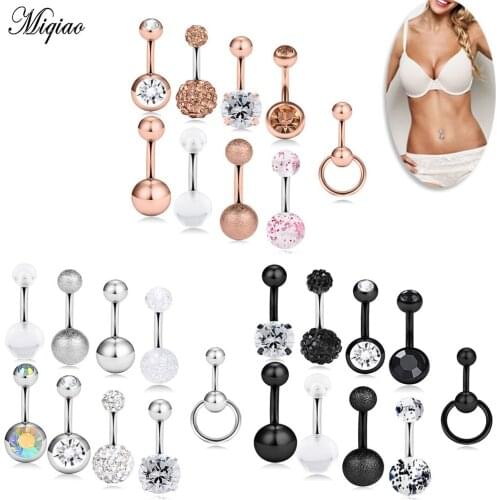 Miqiao 9pcs Mixed Acrylic Glitter Navel Nails New 9 In 1 Set Combination