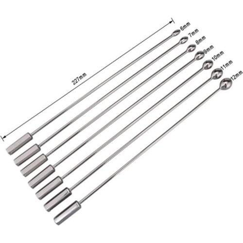 Stainless Urethral Sounds Male Sounding Waterproof Personal Massager Penis Plug