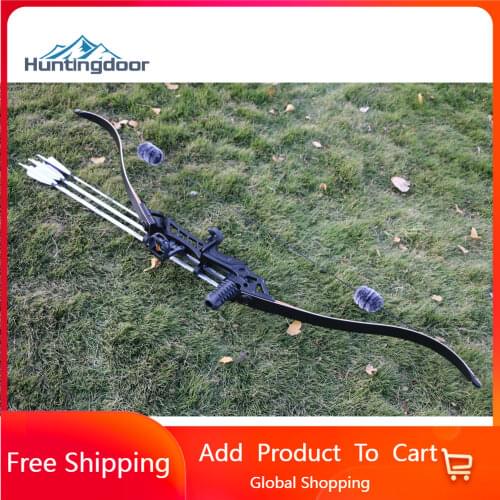Huntingdoor Recurve Bow Takedown American Hunting Estilingue Bow 30-50lbs Right Hand for outdoor hunting shooting