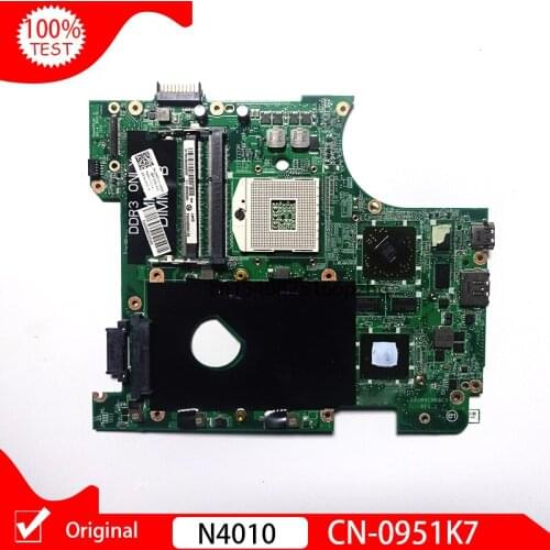 Original Mainboard For Dell Inspiron 14R N4010 CN-0951K7 0951K7 laptop motherboard DAUM8CMB8C0 CN-0M2TVP 0M2TVP HM57 main board