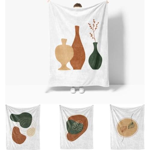 Childrens Throw Blanket Bedspread on The Bed Happy Nappers Nordic Boho Decorative Cover for Sofa Double Summer Winter Thermal