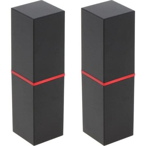 2pcs Empty Lipstick Tubes 12.1 Diameter Container DIY Makeup Lip Balm Tube