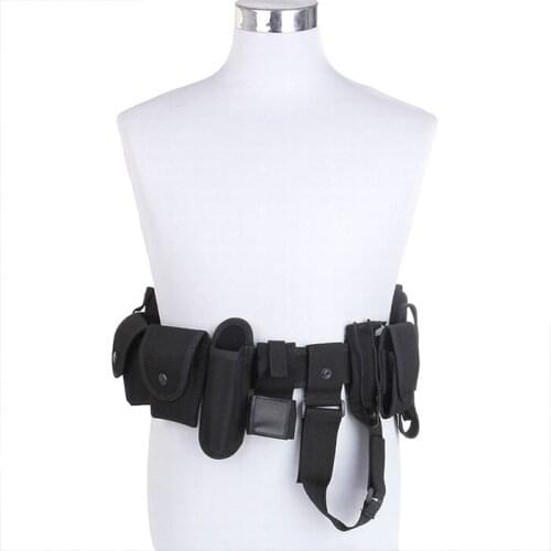 Outdoor Tactical Belt Law Enforcement Modular Security Military Duty Utility Belt with Pouches Holster Gear Man or Woman