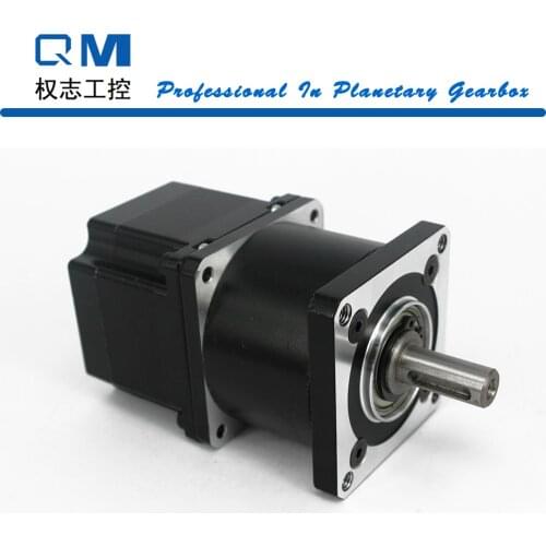 Gear stepper motor nema 23 L=42mm planetary reduction gearbox ratio 4:1 cnc robot pump