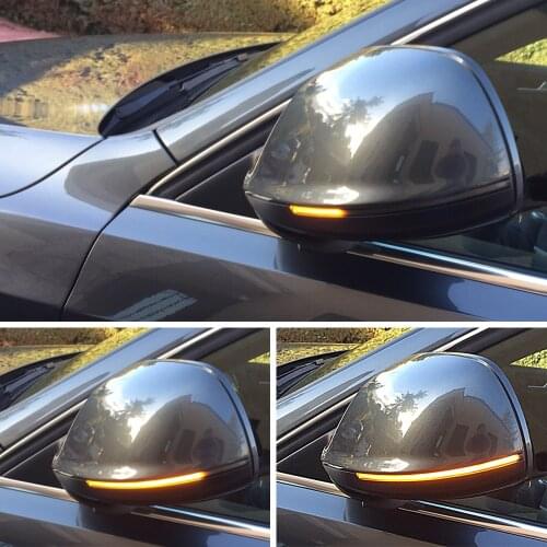 Dynamic Blinker LED Turn Signal Side Mirror Lights indicator 2010 2011 2012 2013 2016 For Audi Q5 SQ5 8R Q7 4L