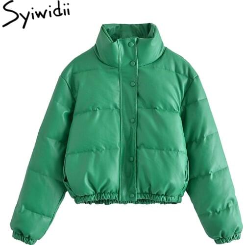 Syiwidii Women's Leather Down Jackets