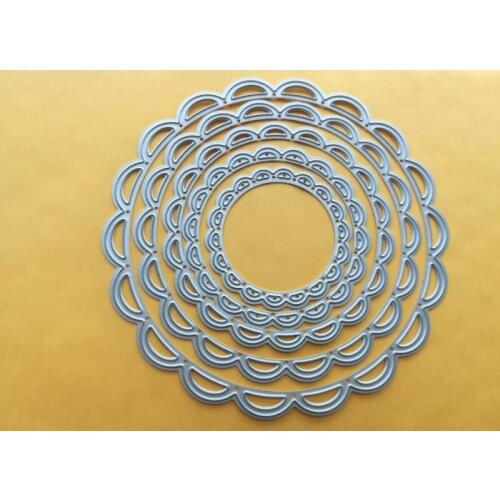 Metal flower round circle Cutting Dies Stencils for DIY Scrapbooking photo album Decorative Embossing DIY Paper Cards