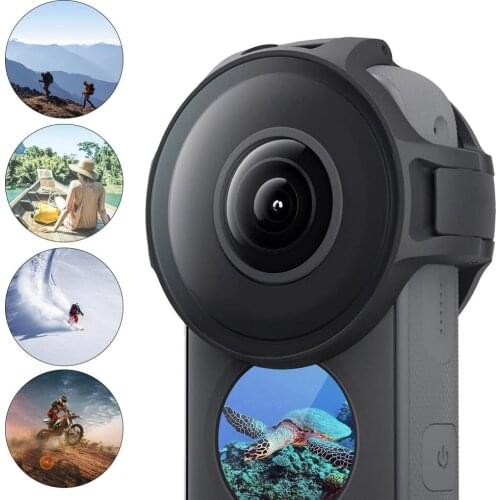 Lens Guards Camera Lens Protector Case For Insta360 ONE X2 Lens Guard Cap Body Cover Protective Panoramic Camera Accessory