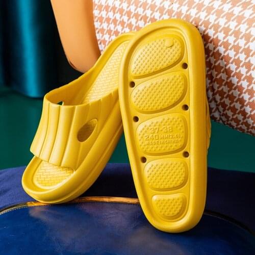 Slippers Women Summer Home Support Shoes Eva Home Couple Bathroom Thick-soled Slippers Man House Slippers Shoes Man