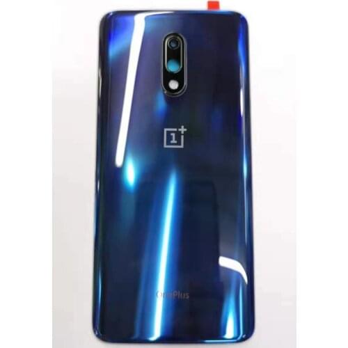 10PCS 100% Original For Oneplus 7 Back Housing Back Cover With camera len Battery Case with logo For Oneplus 7 Replacement