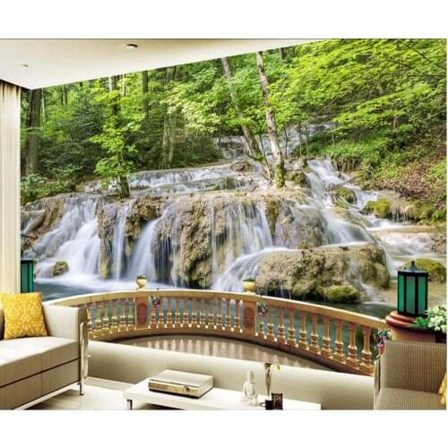 3D room wallpaper landscape 3d stereoscopic wallpaper 3d mural wallpaper wall murals wallpaper