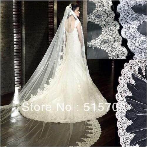 Свадебные кружевные фаты CharmingBridal China At AliExpress