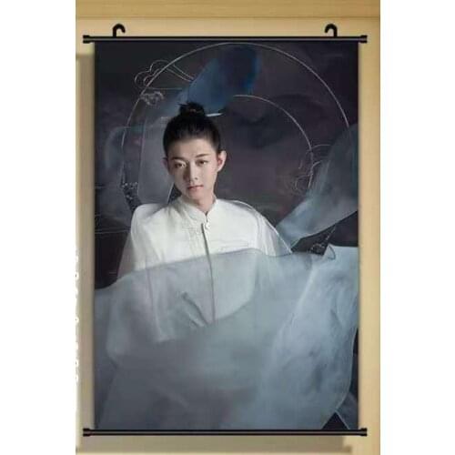 Huo Zun, Same Large Hanging Canvas Painting Poster, The Same Official Surroundings Black and White Abstract Wall Art, Home Decor