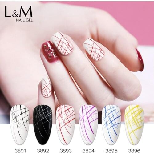 Ibdgel black jar 3pcs 8g Nails Uv Soak Off Spider Gel Series Best Drawing Gel, painting Glue polish Led Gel Nail Polish