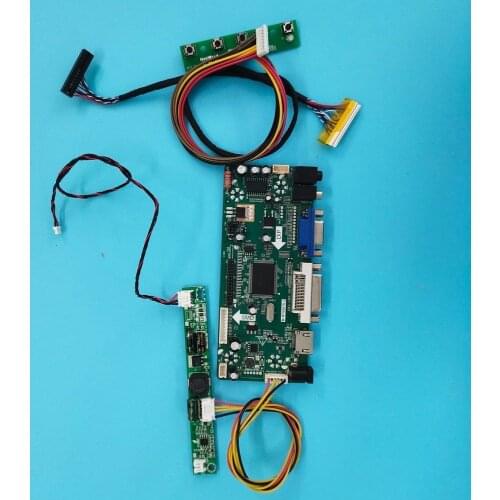 Kit for LM185WH2(TL)(C1)/(TL)(D1)/(TL)(E1) 1366x768 LCD Panel HDMI-compatible+DVI+VGA Controller Board M.NT68676 LED 18.5"