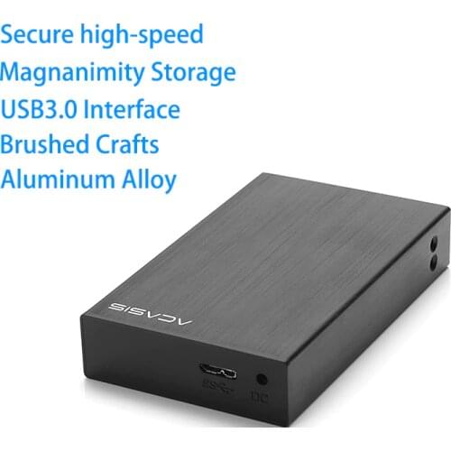 Acasis DT-S2 USB3.0 eSATA 2.5" Dual Hard Drive Disk Raid Enclosure Support 2TB HDD RAID0 RAID1 JBOD SPAN Aluminum Alloy 5Gbps