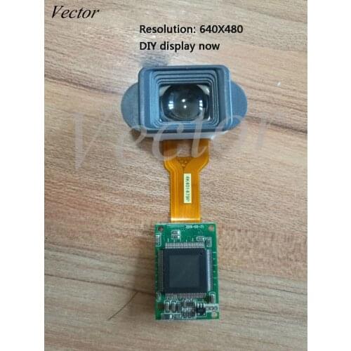 DIY Night Vision Monocular Viewfinder FPV Displayer Miniature Full Color Display Thermal Imaging Display