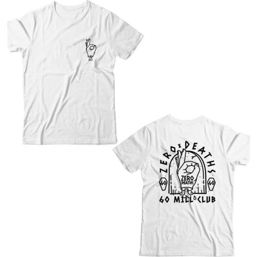 PewDiePie Zero Deaths Mens T-Shirt Clothing men summer tshirt male cotton t-shirts euro size drop shipping