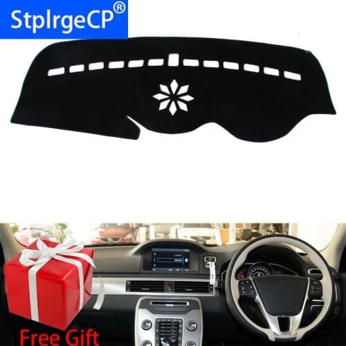 Car Dashboard Cover Mat for volvo S80L 2012 2013 2014 2015 Right Hand Drive Dashmat Pad Dash Mat Covers Dashboard Accessories