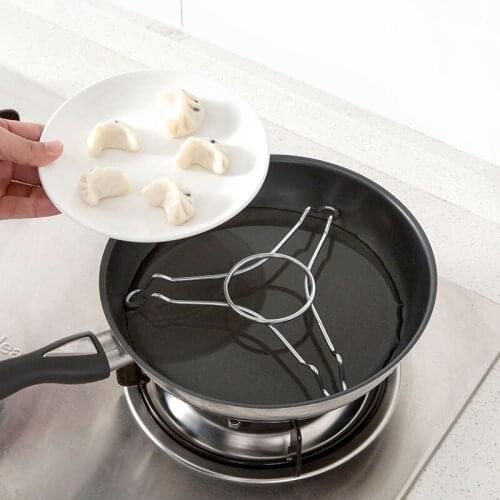 Stainless Steel Domestic Steaming Rack Steamer Tray Cage Water-proof Bun Steamer Tray Shelf in the Kitchen