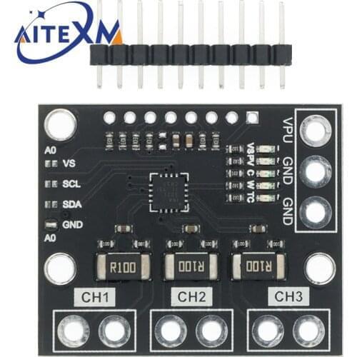 10PCS INA3221 Triple-Channel Module High-Side Measurement Shunt and Bus Voltage Monitor with I2C and SMBUS Compatible Interface