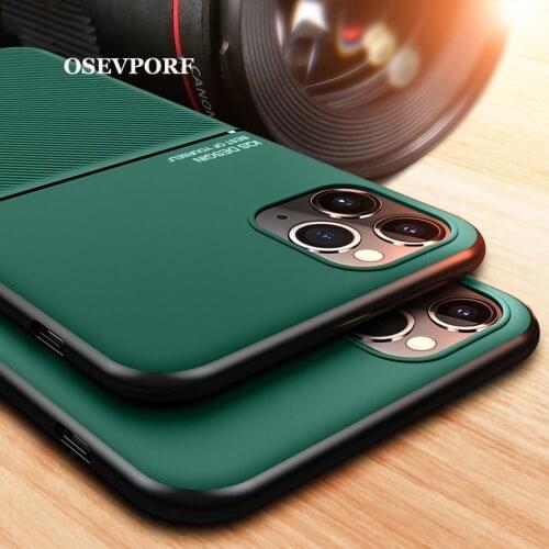 For iPhone 11 Pro Max Case Ultra Slim Leather Texture Matte Protective Phone Cover Case For iPhone XR X XS 7 8 6 S Plus Capinhas