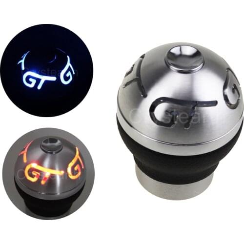 Universal Car Auto SUV Truck Manual 5 6 Speed Gear Shift Knob Stick Shifter Lever LED Light For Honda Toyota Volkswagen Audi BMW