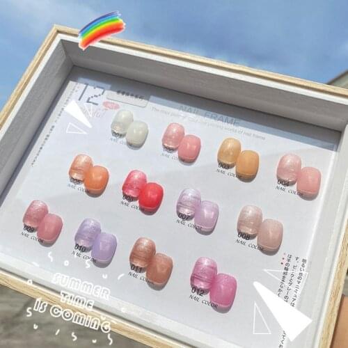 Waterproof Nail Art Polish Remove Easily Eye-catching Manicure Accessories Sparkling Platinum Gel Polish Set