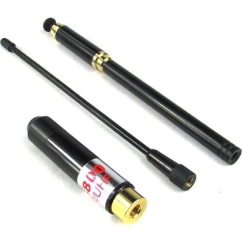 Extendable Dual Band High Gain SMA-M Male Antenna for Puxing PX-2R TYT TH-UVF8D for Yaesu FT-50 FT-60 R Zastone ZT-2R+ VX-8DR