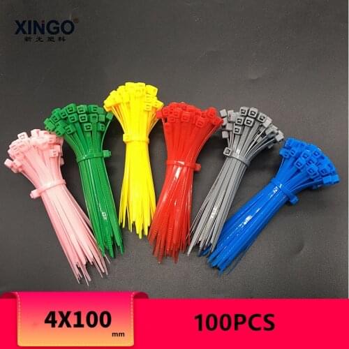 Xingo 14 Inch Double Lock Heavy Duty Unique Smooth Head Lock Design Nylon Cable Zip Ties for Soft 100Pack