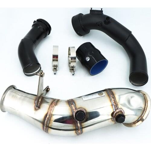 Charge pipe+4" Catless Downpipe FOR N55 F20/F21/F22 F30 F31 F32 F33 F34 M135i M235i 335i 435i