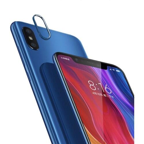 Welsely Luxury Rear Camera Back Lens Ring Protective Cover Protector Protection Shell For Xiaomi 8 M8 Mi8 M8 Se Metal Case