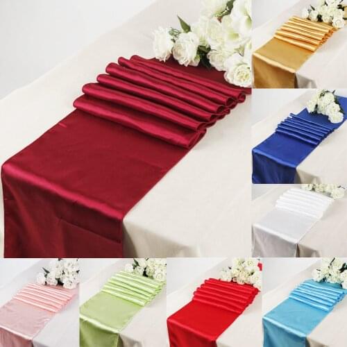 1pcs Satin Table Runner Modern For dining table decor Home Party Table Decoration Wedding Christmas Decoration 30x275cm