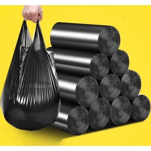 100pcs Garbage bag color disposable break-off garbage bag kitchen plastic bag trash plastic bags dispenser kitchen sink trash
