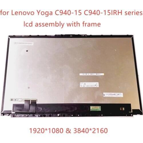 15.6-inch for Lenovo Yoga C940-15 C940-15IRH series LCD display digitizer component FHD UHD touch screen module 5D10S39614