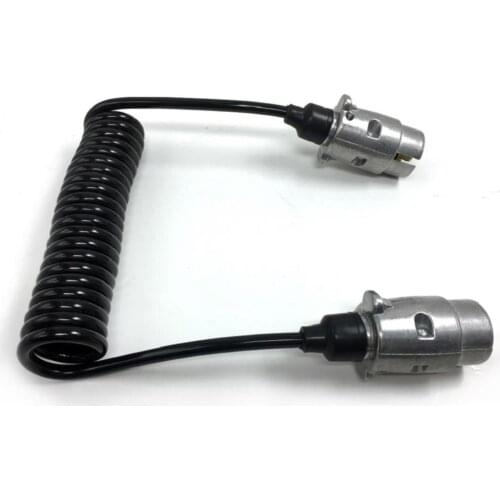 7 Way 12V N Type Trailer Wiring Connector Plug Secure Connection