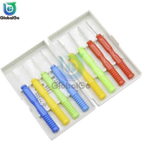 8pcs/Lot Hollow Needles Desoldering Tool Electronic Components Stainless Steel Needles kits PCB Board Removal Welding Tool