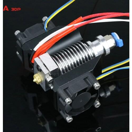 3D printer parts New E3D V6 metal hot-end print head kit with 3PC 3010 cooling fan V6 round radiator and upper cooling fan duct