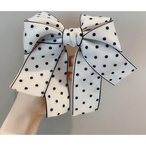 Exquisite Handmade Big Bow Girl Hairgrips Summer New Women Headwear Headband Steel Clip Girl Cloth Hairpin Hair Accessories