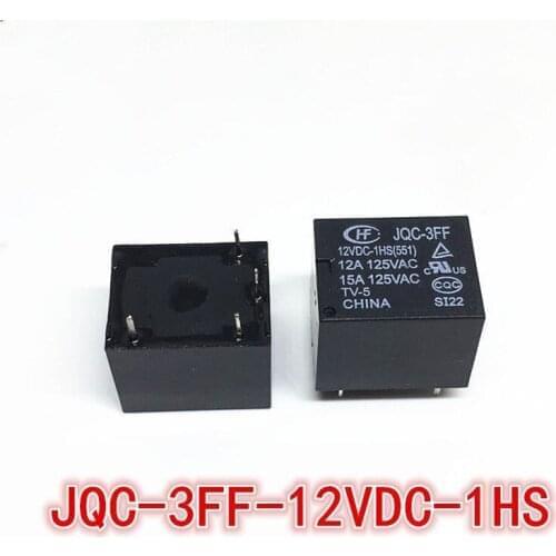 JQC-3FF-12VDC-1HS(335) 10A 277VAC T73 relays